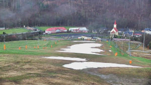 Skiareál Hlubočky - Horní část sjezdovky skiareálu Hlubočky - 31.3.2026 v 07:55