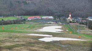 Skiareál Hlubočky - Horní část sjezdovky skiareálu Hlubočky - 31.3.2026 v 10:10