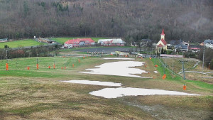 Skiareál Hlubočky - Horní část sjezdovky skiareálu Hlubočky - 31.3.2026 v 10:55