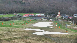Skiareál Hlubočky - Horní část sjezdovky skiareálu Hlubočky - 31.3.2026 v 12:20