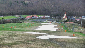 Skiareál Hlubočky - Horní část sjezdovky skiareálu Hlubočky - 31.3.2026 v 12:55