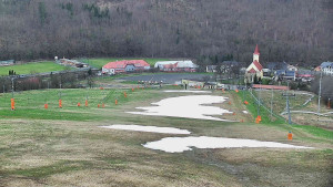 Skiareál Hlubočky - Horní část sjezdovky skiareálu Hlubočky - 31.3.2026 v 13:55