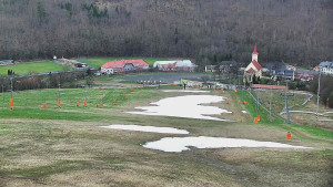 Skiareál Hlubočky - Horní část sjezdovky skiareálu Hlubočky - 31.3.2026 v 15:45