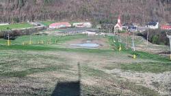 Horní část sjezdovky skiareálu Hlubočky