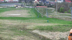 Horní část sjezdovky skiareálu Hlubočky