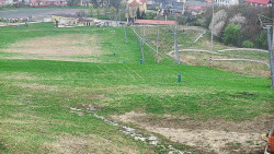 Horní část sjezdovky skiareálu Hlubočky