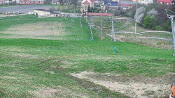 Horní část sjezdovky skiareálu Hlubočky