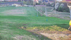 Horní část sjezdovky skiareálu Hlubočky