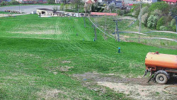 Horní část sjezdovky skiareálu Hlubočky