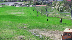 Horní část sjezdovky skiareálu Hlubočky