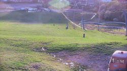 Horní část sjezdovky skiareálu Hlubočky