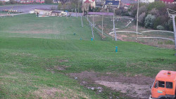 Horní část sjezdovky skiareálu Hlubočky