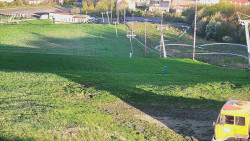 Horní část sjezdovky skiareálu Hlubočky