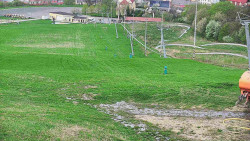 Horní část sjezdovky skiareálu Hlubočky