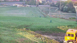 Horní část sjezdovky skiareálu Hlubočky