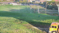 Horní část sjezdovky skiareálu Hlubočky