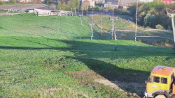 Horní část sjezdovky skiareálu Hlubočky