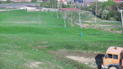 Horní část sjezdovky skiareálu Hlubočky