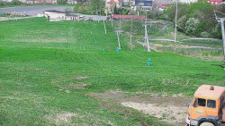 Horní část sjezdovky skiareálu Hlubočky