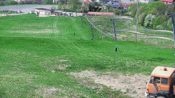 Horní část sjezdovky skiareálu Hlubočky