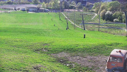 Horní část sjezdovky skiareálu Hlubočky