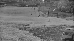 Horní část sjezdovky skiareálu Hlubočky