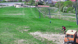 Horní část sjezdovky skiareálu Hlubočky