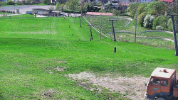 Horní část sjezdovky skiareálu Hlubočky