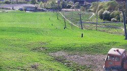 Horní část sjezdovky skiareálu Hlubočky