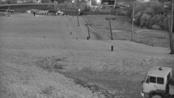 Horní část sjezdovky skiareálu Hlubočky