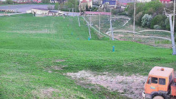 Horní část sjezdovky skiareálu Hlubočky