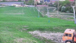 Horní část sjezdovky skiareálu Hlubočky