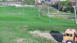 Horní část sjezdovky skiareálu Hlubočky