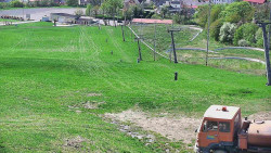 Horní část sjezdovky skiareálu Hlubočky