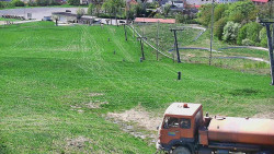 Horní část sjezdovky skiareálu Hlubočky