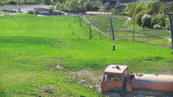 Horní část sjezdovky skiareálu Hlubočky