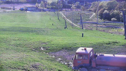 Horní část sjezdovky skiareálu Hlubočky