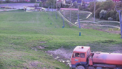 Horní část sjezdovky skiareálu Hlubočky