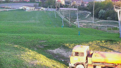 Horní část sjezdovky skiareálu Hlubočky