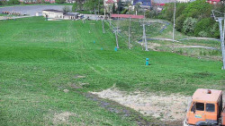 Horní část sjezdovky skiareálu Hlubočky