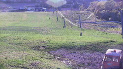 Horní část sjezdovky skiareálu Hlubočky