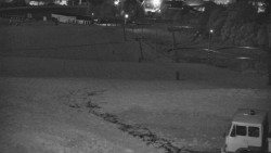 Horní část sjezdovky skiareálu Hlubočky