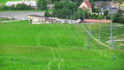 Horní část sjezdovky skiareálu Hlubočky