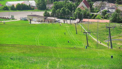 Horní část sjezdovky skiareálu Hlubočky