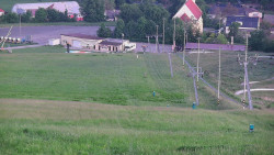 Horní část sjezdovky skiareálu Hlubočky