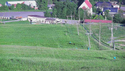 Horní část sjezdovky skiareálu Hlubočky