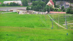 Horní část sjezdovky skiareálu Hlubočky