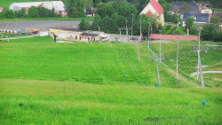 Horní část sjezdovky skiareálu Hlubočky