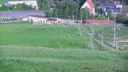Horní část sjezdovky skiareálu Hlubočky