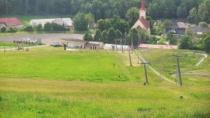Skiareál Hlubočky - Horní část sjezdovky skiareálu Hlubočky - 31.5.2026 v 17:50 Skiareál Hlubočky - Horní část sjezdovky skiareálu Hlubočky - 31.5.2026 v 17:50